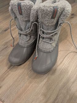 Sperry Rain/Snowshoes (grey) - Women's size 8