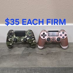 PS4 CONTROLLERS, GREAT CONDITION, FIRM PRICE, NO TRADE, READ DESCRIPTION FOR DETAILS 