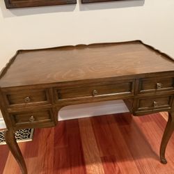Antique Italian Wood Desk 