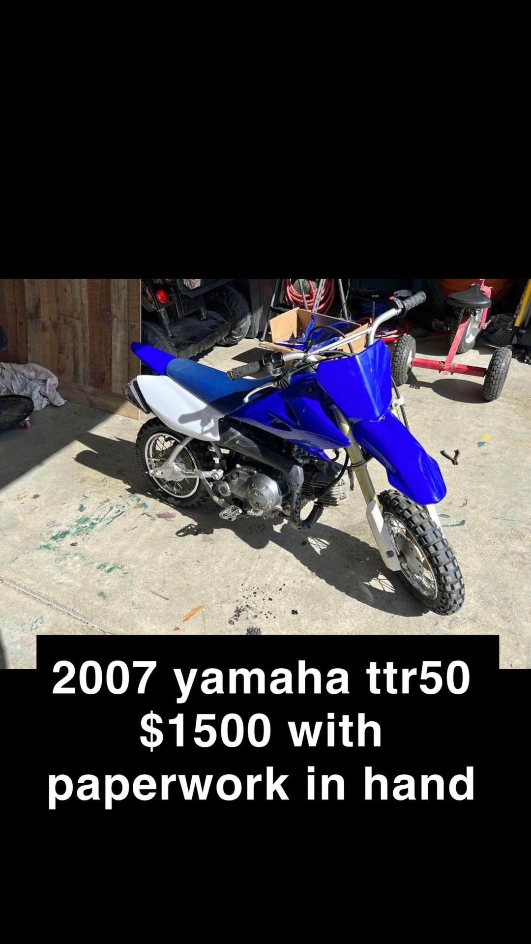 2008 Yamaha Ttr50