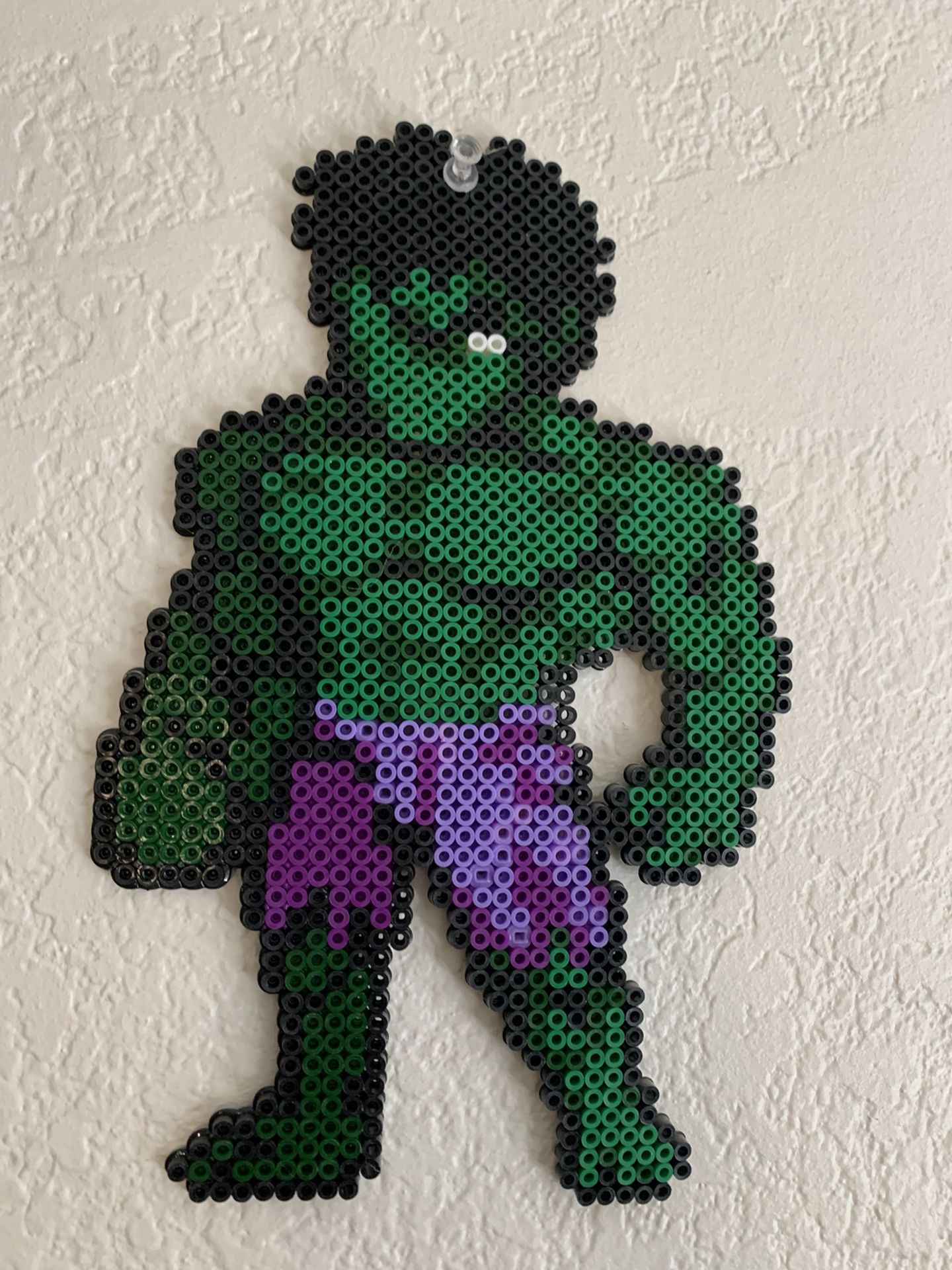 Hulk Perler Beads