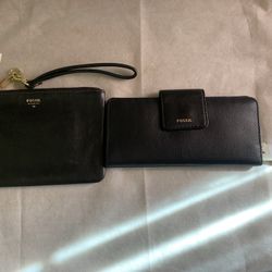 2 Beautiful Fossil Women’s Wallets 