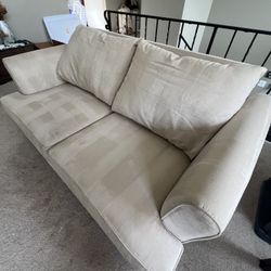 Beige Loveseat Sofa from Mor Furniture – Great Condition!
