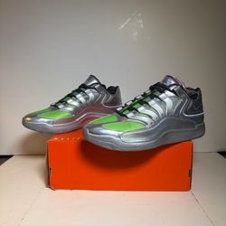 Nike KD 18 EYBL Metallic Silver Basketball Shoe (IF2519-001) - Men's Size 11