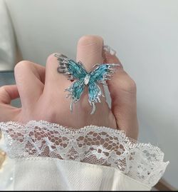 Pretty Butterfly Rings 