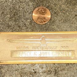 Ford THUNDERBIRD Badge. Plaque 