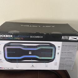 ROCKBOX Bluetooth Boombox With Lighting Effects 