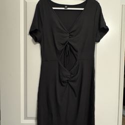 SHEIN Curve Black Cut-Out Dress - Size 3XL