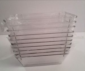 10 piece clear plastic storage containers