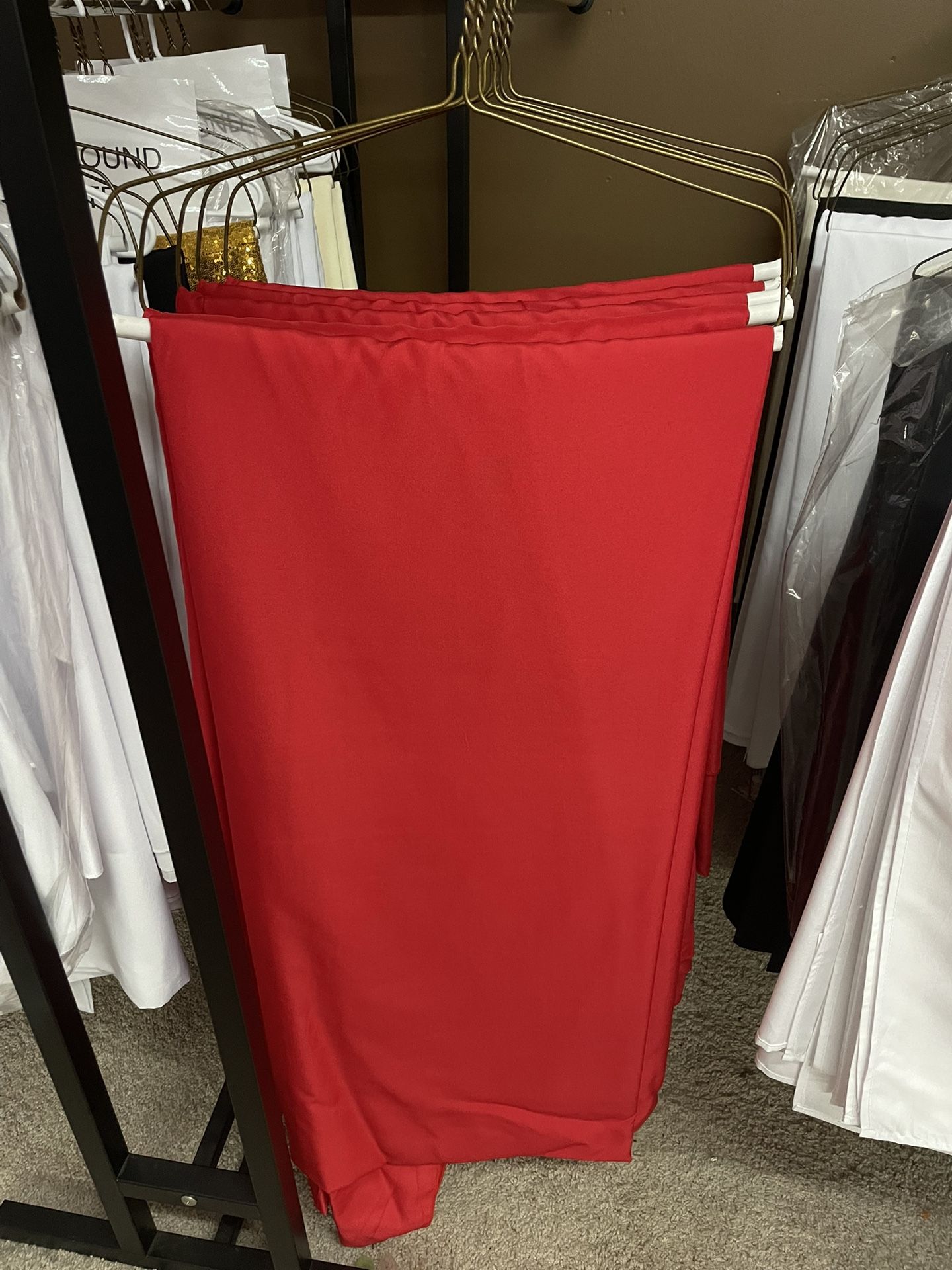 132R Polyester Tablecloths- Red
