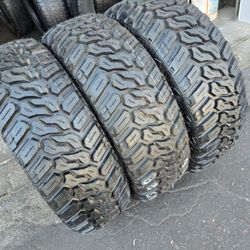 only 3 used tires Lt275 65r20 Maxtek mud trac, like 99% tread on, LR(E) $299.00 all 3