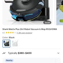 Shark Robot Mop And Vacuum ( Rv2610wd )