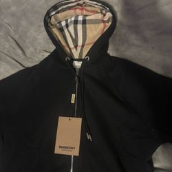 Burberry Zip Up Hoodies Size Small/medium