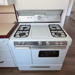 VINTAGE 1950s KENMORE 5 BURNER GAS STOVE Good Condition!