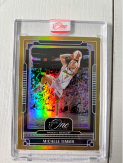 2025 Panini One and One Michele Timms Gold Parallel #05/10 WNBA Phoenix Mercury