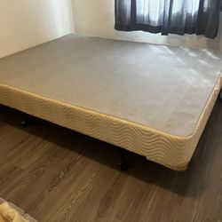Queen Box Spring And Metal Bed Frame