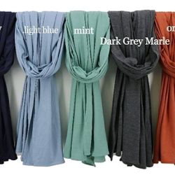 Womens Colorful Premium Jersey Hijabs