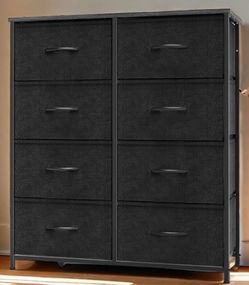 NEW IN BOX 8-Drawer Fabric Dresser with Metal Frame