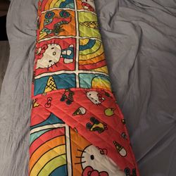 Hello Kitty Rainbow Twin Quilted Blanket