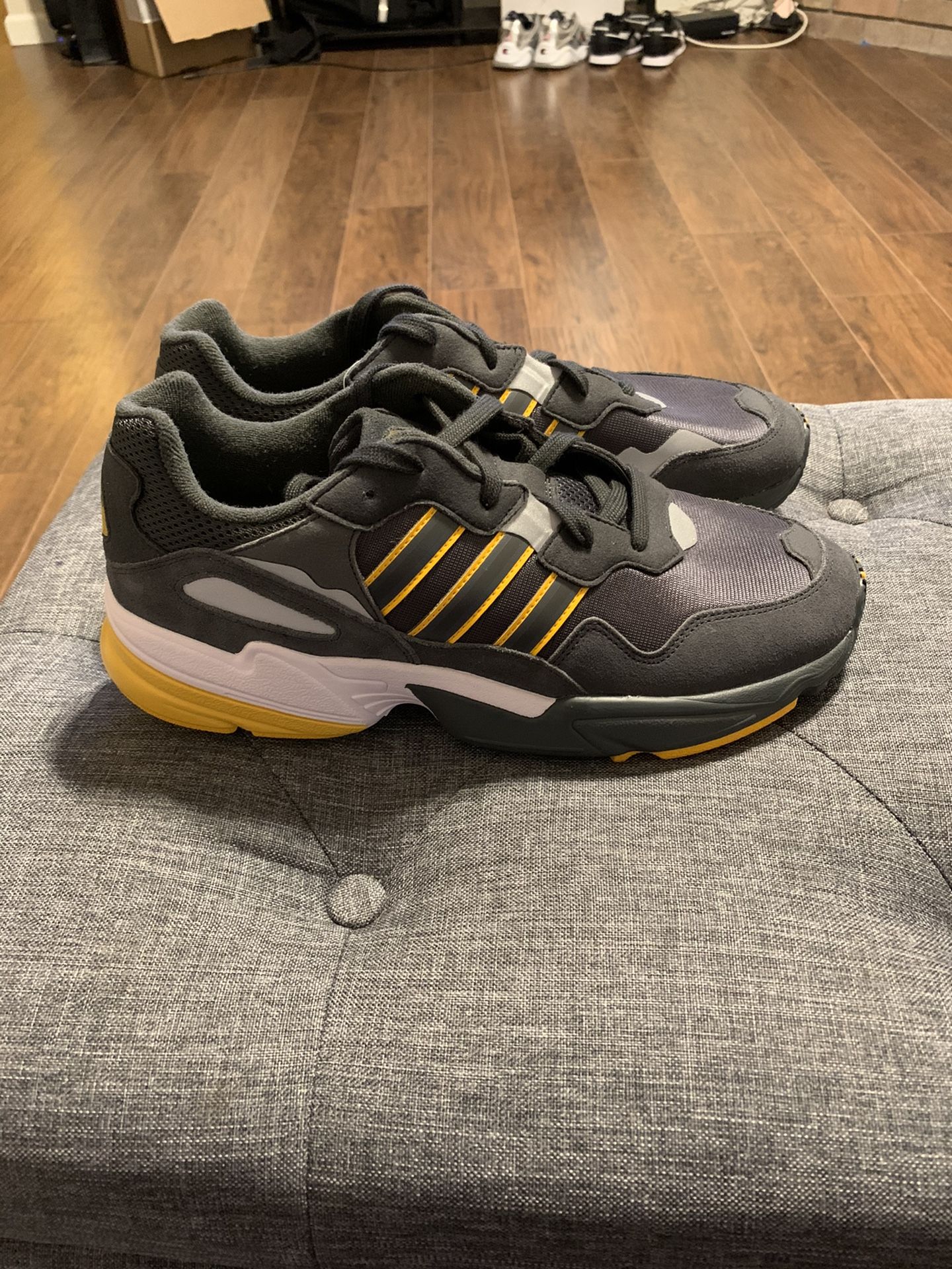 Adidas Yung 96 Grey Collegiate Gold