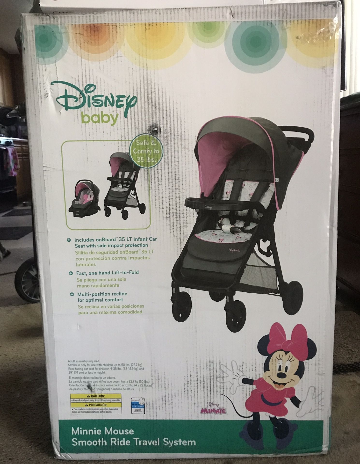 Disney Mini Mouse Stroller Car Seat