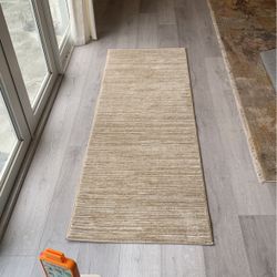 Carpet Runners Cream Color /Royal Blue& White/Burnt Orange&Gold
