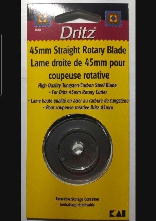 Dritz Straight Rotary Blade Refill: 45mm
