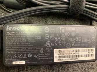 Lenovo original 20V 65Watts Laptop/Desktop Adapter