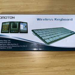 ✨⌨️ Omoton Wireless Keyboard for iPad – Slim & Reliable Typing ✨⌨️