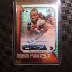 Manel Kape Finest Rookie Auto - Aqua Shimmer