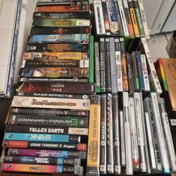 50 Ps2 Ps3 Playstation Nintendo Computer PC Video Game Lot