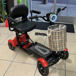 Comfygo MS-3000 Electric Scooter for Adults, Foldable Scooters for Seniors,4 Wheeler Drive Mobility Scooter with Chair.  ★ SMART: This is a smart and 