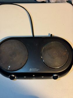 GE Double Burner Hot Plate