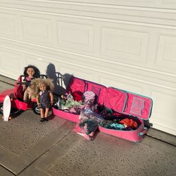 2 Our Generation Dolls With Car And Clothes (Like American Girl Dolls)