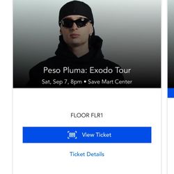 Peso Pluma VIP Tickets 