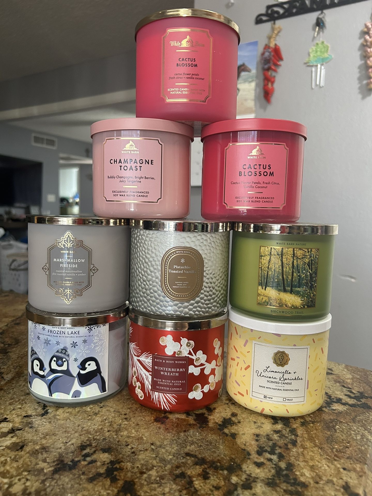 Bath & Body Works 3 Wick Candles $20 Each Firm
