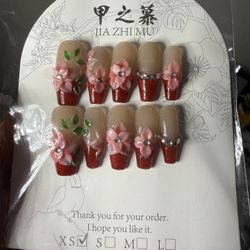 Jia Zhi Mu Press On Nail