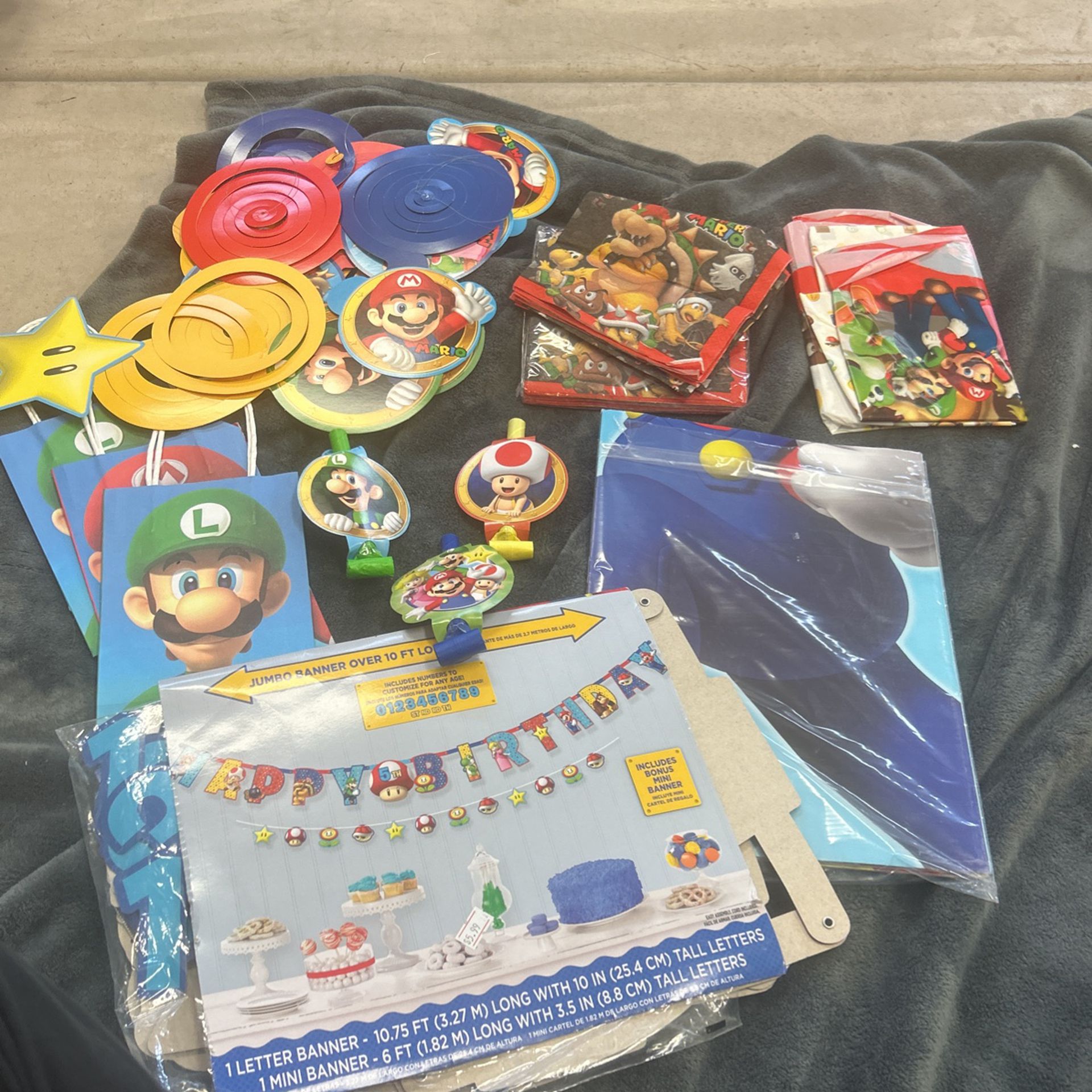 Super Mario Party Supplies