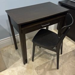 Double Desk With Chair