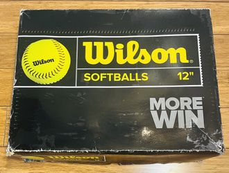 1 Dozen Brand New (Still In Wrapper) Wilson A2000 12" NFHS Softballs