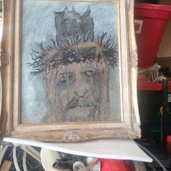 Acrylic Painting Of Jesus