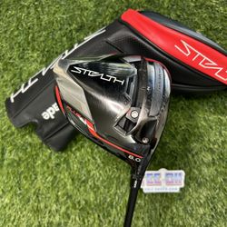 TaylorMade Stealth Plus Driver 8 Loft Tensei Stiff Flex Golf Pride Grip RH