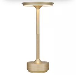 DSI Lighting 11.25” Bronze Gold Cordless Rechargeable LED Indoor/Outdoor Table Lamp