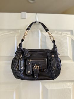 New Black Soft Leather Shoulder Bag