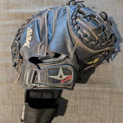 🔥 ALL-STAR PRO ELITE CATCHER’S MITT – 33.5” (CM3000SBK) 🔥