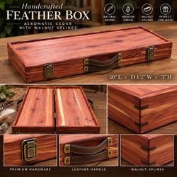Aromatic Cedar Feather Storage Box
