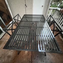 Moving Sale – Restoration Hardware Outdoor Dining Set – Table + 6 Chairs