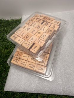 Stampin' Up Alphabet Letter Rubber Stamp Sets
