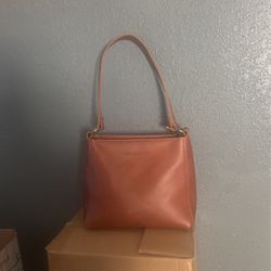 Portland Bag Leather Goods Auténtic Shoulder Bag Brown Good Condition 