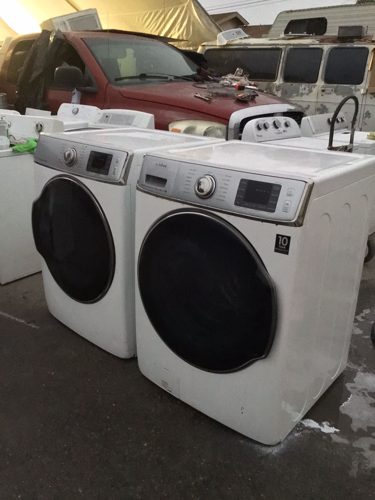 Samsung High Efficiency Washer And Gas Dryer Ultra Capacity